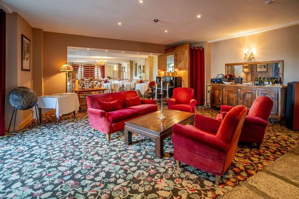 Hostellerie Des Cedres Villeneuve-de-Rivière Restauracja zdjęcie